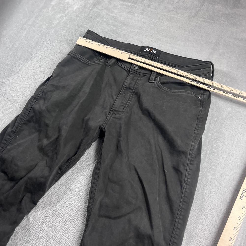 DU/ER Performance Denim Straight Fit Charcoal Grey Pants Mens 34x32 - Picture 6 of 14